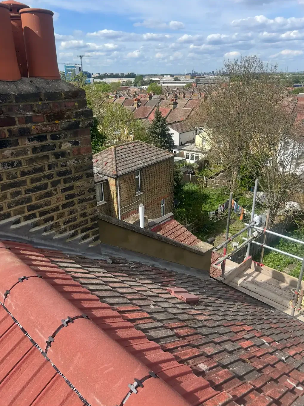Roof repair and re-tiling in South London